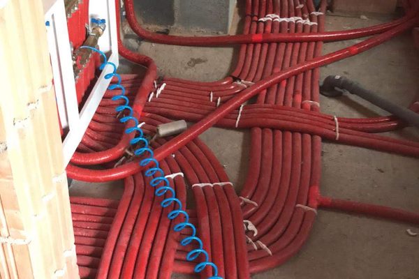 Instalacje grzewcze i hydrauliczne — zdjęcie z realizacji — Hydro-Solar