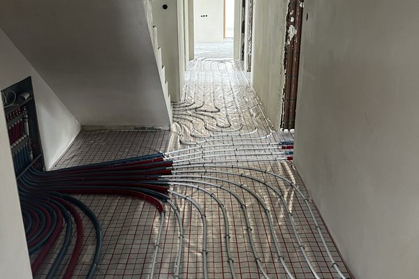 Instalacje grzewcze i hydrauliczne — zdjęcie z realizacji — Hydro-Solar