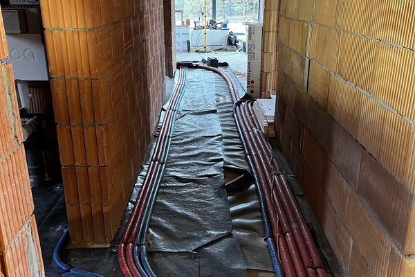 Instalacje grzewcze i hydrauliczne — zdjęcie z realizacji — Hydro-Solar