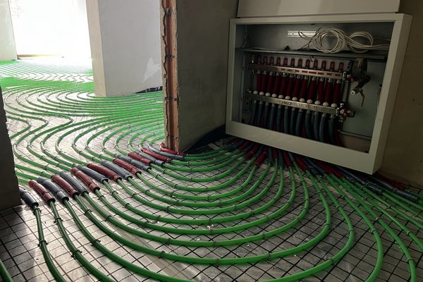 Instalacje grzewcze i hydrauliczne — zdjęcie z realizacji — Hydro-Solar