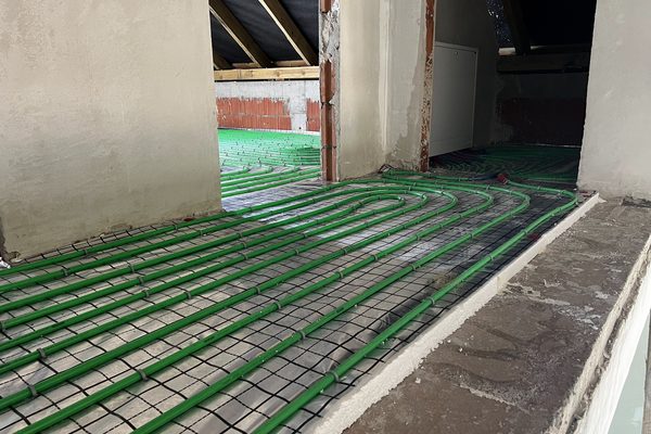 Instalacje grzewcze i hydrauliczne — zdjęcie z realizacji — Hydro-Solar