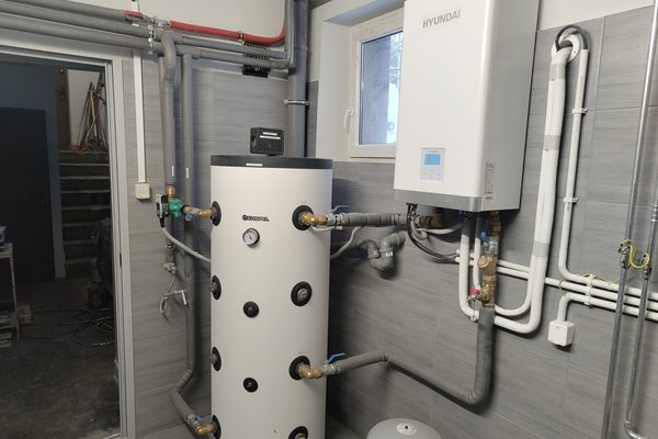 Instalacje grzewcze i hydrauliczne — zdjęcie z realizacji — Hydro-Solar