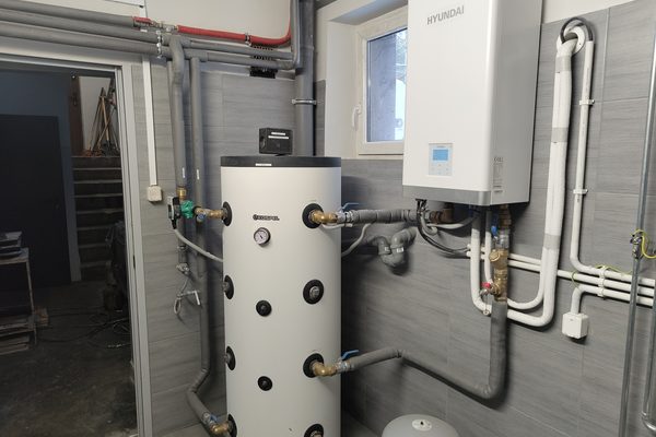 Instalacje grzewcze i hydrauliczne — zdjęcie z realizacji — Hydro-Solar